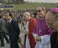 Juan Pablo II.a Loiolan izan zen ETBren emisioen bigarren egunean