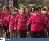 La lucha contra el cáncer de mama vuelve a las calles de Donostia de la mano de la asociación Katxalin