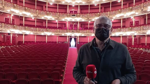 Radio Euskadi se cuela en el Arriaga, el “único teatro del mundo” que empieza en la segunda planta