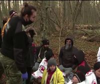 Muchas familias se separan y pierden a familiares tras cruzar la frontera entre Bielorrusia y Polonia
