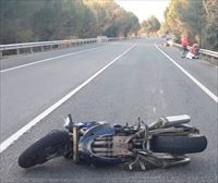 Un herido grave y otro leve en una colisión entre dos motos en Olite