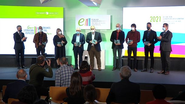 Gala de entrega de los Premios Euskadi de Literatura