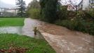 Las lluvias intensas en Euskal Herria han provocado el desbordamiento de varios ríos