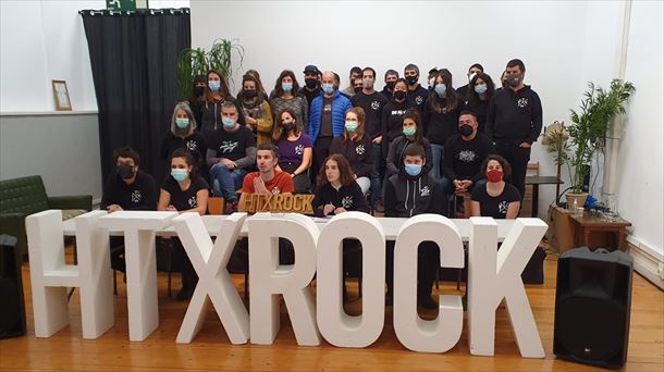 Rueda de prensa de la organización de Hatortxu Rock. Foto: Twitter @Hatortxurock