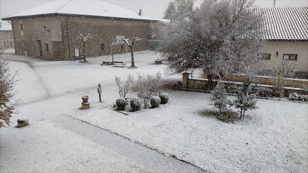 Snow in Gauna (Álava).  Photo: Satur Aguirre