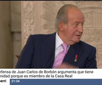 Juan Carlos de Borbón afirma que tiene inmunidad, al ser miembro de la Casa Real