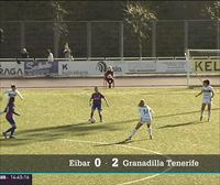 El Eibar pierde 0-2 ante el Granadilla Tenerife