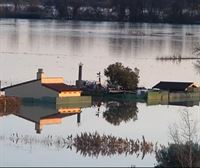 Las inundaciones causan daños de 8 millones de euros en infraestructuras agrarias cercanas al río Arga