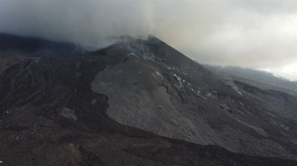El volcán hace diez días, con signos de cese de actividad.