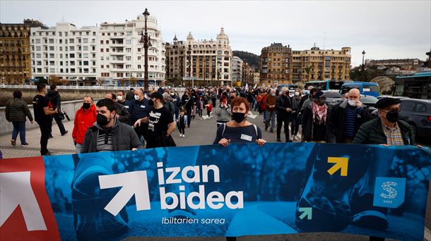 Movilización de Sare en San Sebastián