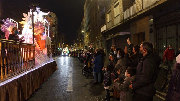 Desfile de Olentzero en Vitoria-Gasteiz