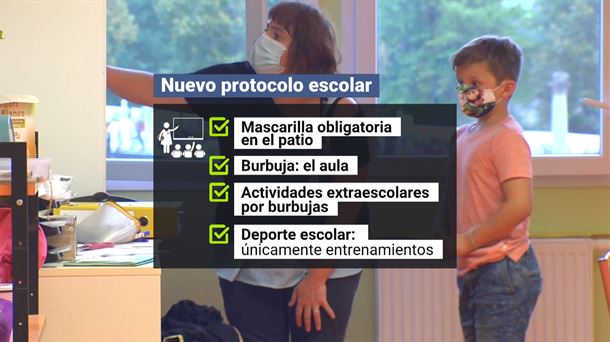 Protocolo de Educación de Euskadi. Imagen: EITB Media