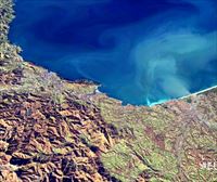 La costa vasca, vista desde el espacio