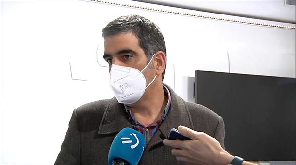El alcalde de Donostia-San Sebastián, Eneko Goia. Imagen obtenida de un vídeo de EiTB Media.