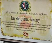 La asociación Mila esker homenajea por primera vez al ertzaina Juan María Quintana