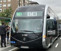 Una unidad del BEI se incorporará hoy, con viajeros, a los urbanos de la línea periférica 