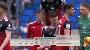 Real Sociedad B vs Mirandes (1-3): SmartBank Ligako laburpena, golak eta jokaldirik onenak