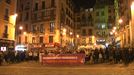 Concentración multitudinaria en Pamplona para condenar el asesinato de Sara Pina