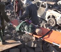 Gutxienez 12 pertsona hil dira koalizio arabiarrak Yemengo hiriburuaren aurka egindako erasoetan