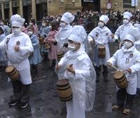 Las tamborradas infantiles animan las calles de Donostia