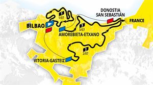 2023ko Frantziako Tourreko euskal etapen ibilbideak eta profilak
