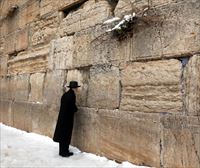 La nieve cubre Jerusalén