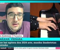 Donostiako Orfeoia-Musikene saria irabazi du Ignacio Arakistain pianojoleak