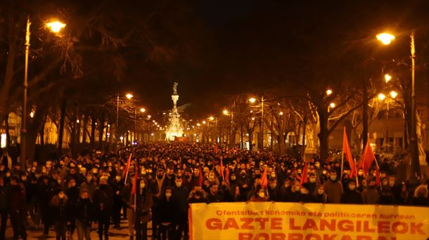 Manifestación de GKZ en Bilbao. Foto: @GKSozialista