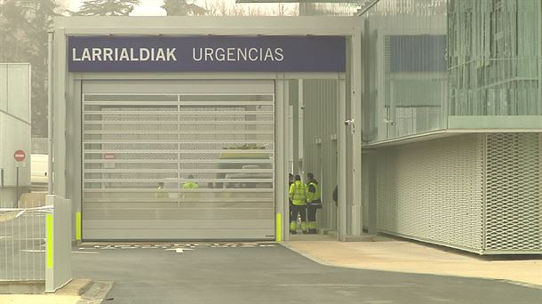 Urgencias del Hospital de Txagorritxu. Imagen obtenida de un vídeo de EITB Media.