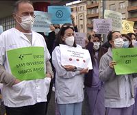 Protestas en el Hospital de Santiago por el cierre de Urgencias