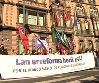 La mayoría sindical vasca sigue firme en su rechazo a la reforma laboral