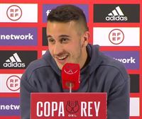 Berenguer: ''Estoy muy contento por marcar el gol, es un alivio, hemos hecho un partido casi perfecto''