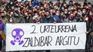 Emotivo homenaje a Sololuze y Beltrán en el segundo aniversario de la tragedia de Zaldibar