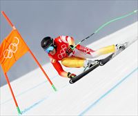 Adur Etxezarreta logra un histórico 17º puesto en la prueba reina del esquí alpino