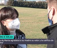Marta Ripoll, la heroína de Burlada hospitalizada por la agresión de un menor