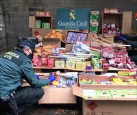 Intervenidos en Basauri cerca de 11 000 juguetes falsificados y más de 147 000 artificios pirotécnicos