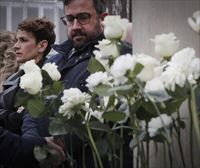 María Chivite preside una ofrenda floral con motivo del Día Europeo de las Víctimas del Terrorismo