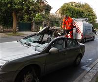 Herido un motorista en San Sebastián en un accidente en el que un conductor se ha dado a la fuga