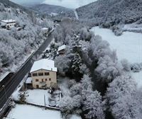 La nieve no genera demasiados problemas en Navarra