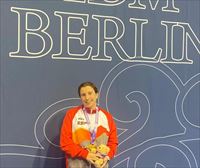 Nahia Zudaire se lleva el oro en los 800 libre de la Serie Mundial de Berlín