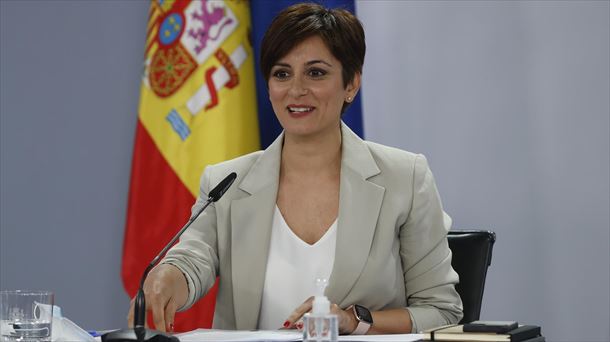 Isabel Rodríguez, hoy. EFE