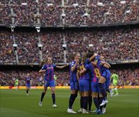 El Barcelona encarrila la semifinal de Champions y vuelve a batir el récord de asistencia