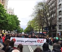 La mayoría sindical se manifiesta en Bilbao y Pamplona para denunciar que la precariedad mata