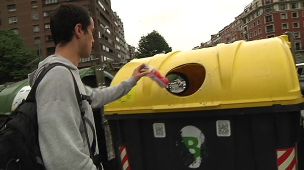 Reciclar en Bilbao. Imagen: EITB Media