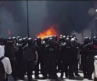Violencia en las calles en la celebración del Primero de Mayo en Francia