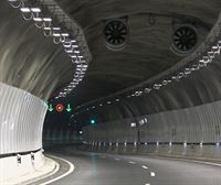 Concluyen los trabajos de renovación del túnel de Belabieta en la A-15