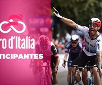Listado oficial de participantes en el Giro de Italia 2022