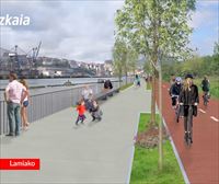 La Diputación presenta el proyecto del bulevar que conectará Getxo y Bilbao por la Ría