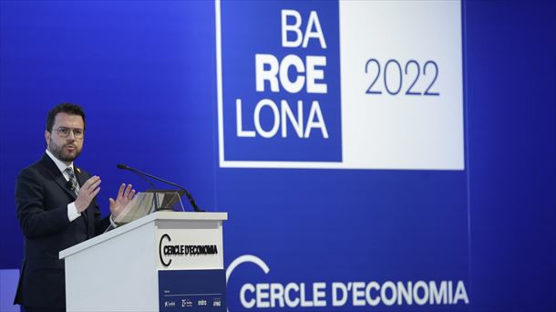 Pere Aragones Generalitateko presidentea. Argazkia: EFE