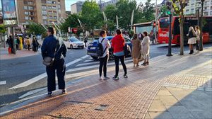 Gente en Bilbao